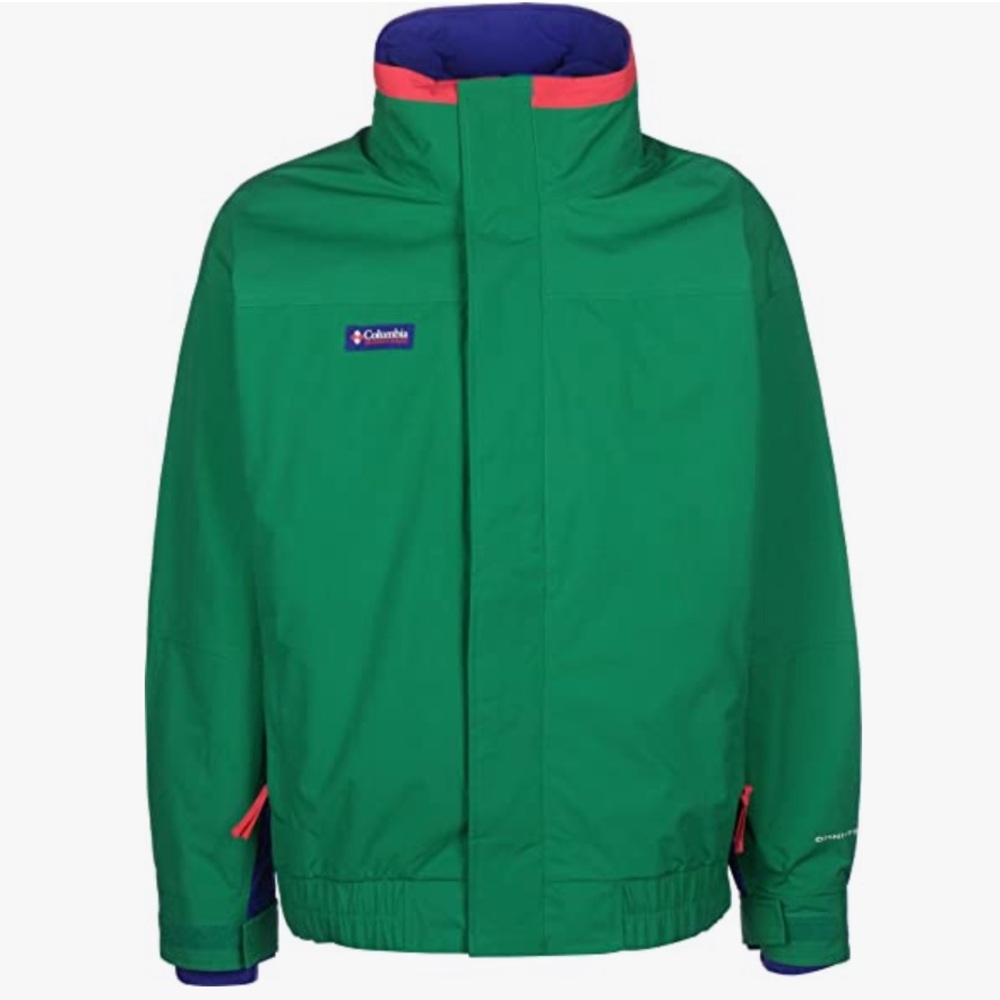 NWT Columbia Bugaboo 1986 Interchange Jacket Size S Green/blue